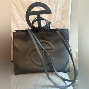 Telfar Large Shopping Bag - Black